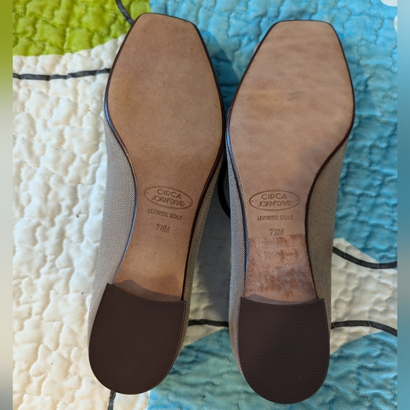 CIRCA Joan & David Women's Fabric Ballet Open Toe Slip On Shoes Flats - Picture 6 of 10